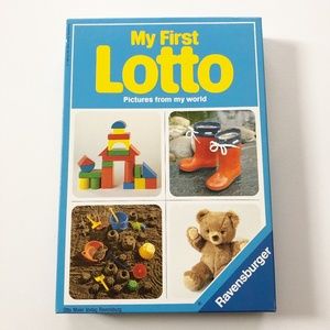 VTG 1988 Ravensburger MY FIRST LOTTO Game Complete With Plastic Tray Insert